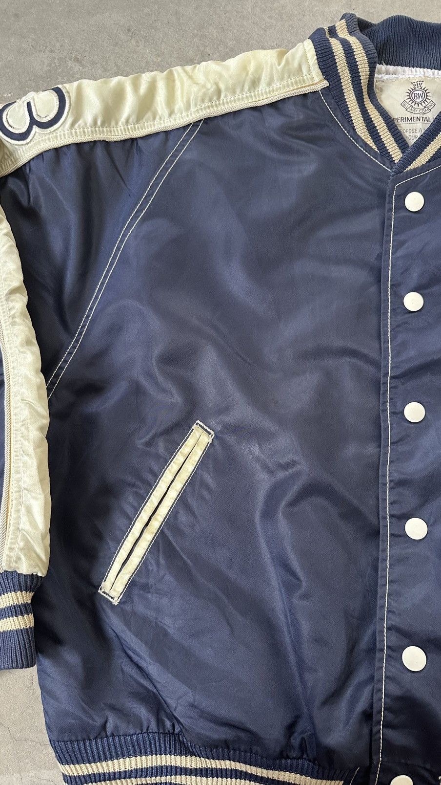 Japanese Brand EXPERIMENTAL WEAR BY BLUEWAY COMPANY BUTTON COACH JACKET Size US XL / EU 56 / 4 - 4 Thumbnail