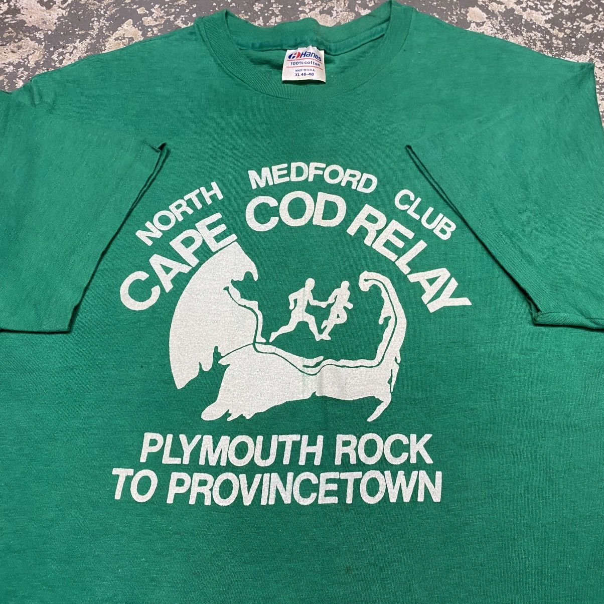 Japanese Brand × Vintage Vintage North Medford Plymouth Rock Running Club Flock Print Size US XL / EU 56 / 4 - 3 Thumbnail