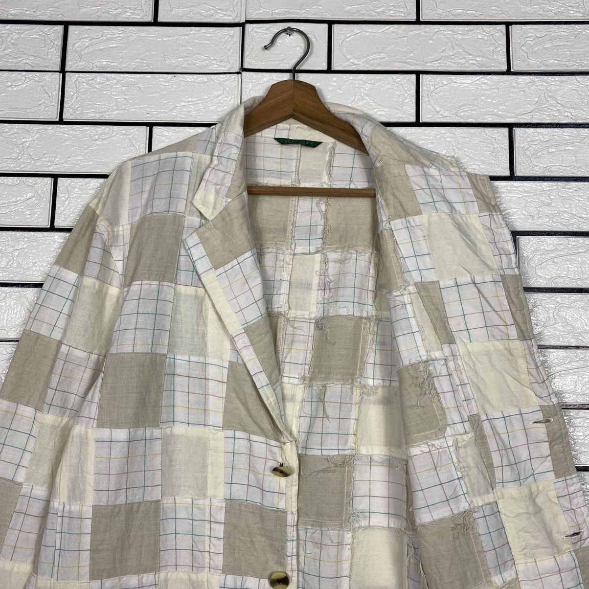 Japanese Brand 📌Vintage Chore Jacket RuffHewn Tartan Patchwork Issey Miyake Size US L / EU 52-54 / 3 - 13 Thumbnail