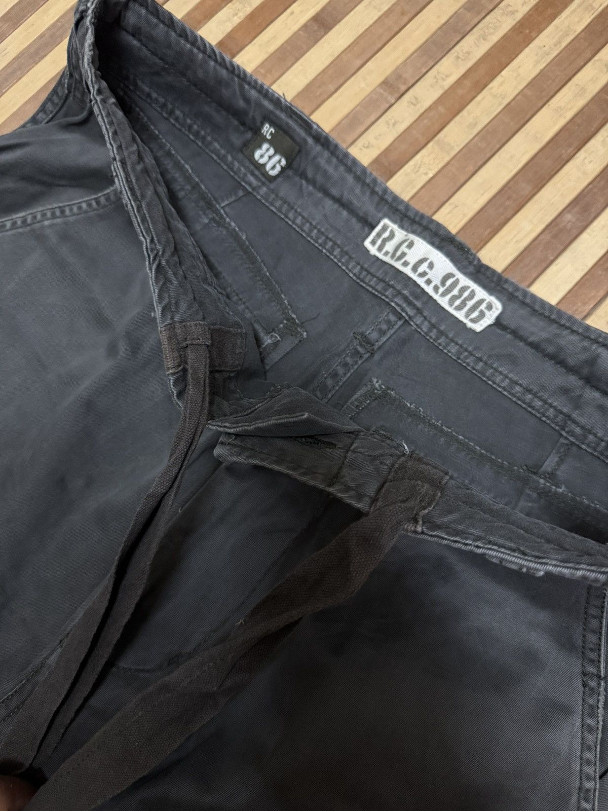 Japanese Brand Real Crush Japan Style Cargo Pants / Streetwear /Multipocket Size US 33 - 6 Thumbnail