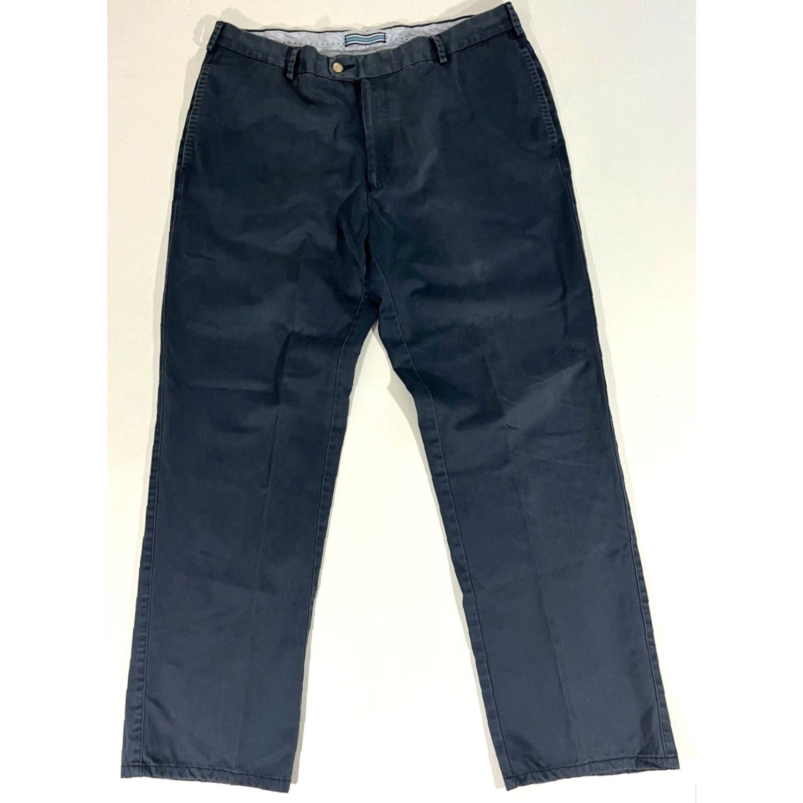 Peter Millar VINTAGE Peter Millar Men's Crown Pima Cotton Chino Pants Navy Sz 36x30 Size US 36 / EU 52 - 2 Thumbnail