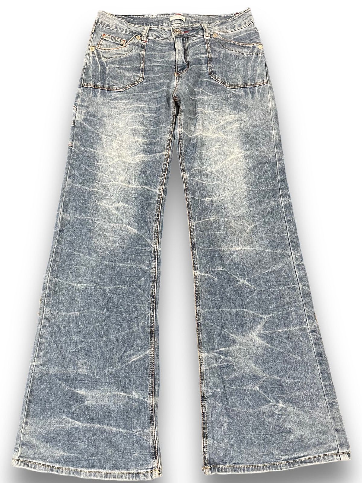 Kapital Vintage Seriously Bell Bottom Cargo Denim Size US 32 / EU 48 - 1 Thumbnail