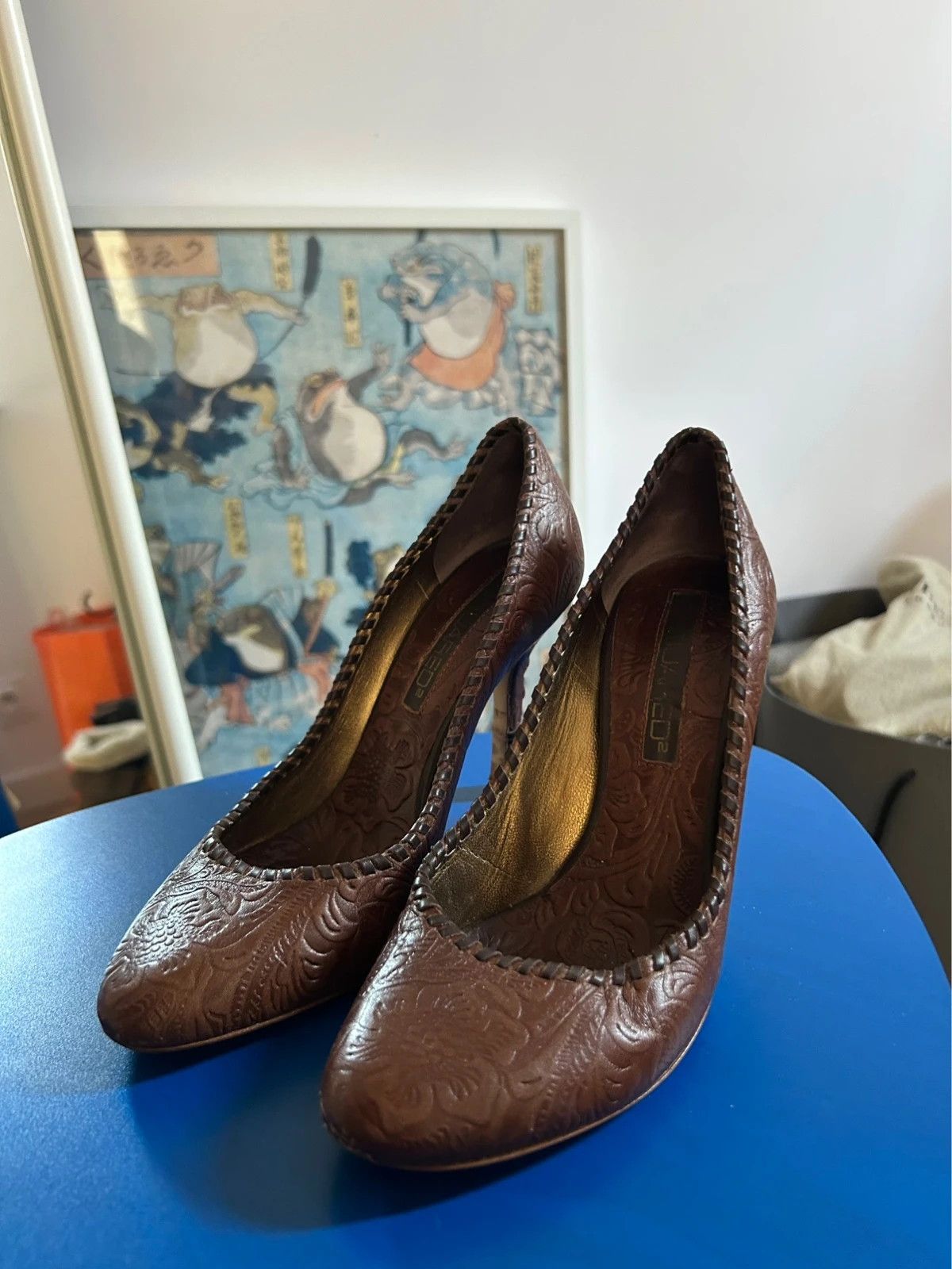 Dsquared2 Dsquared2 Brown Leather Heels Size US 6 / IT 36 - 3 Thumbnail