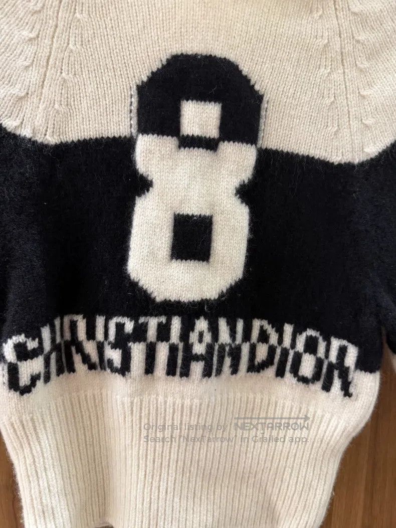 Dior Dior Lucky Number 8 Hooded Knitwear sweater Size XXS / US 00 / IT 34 - 3 Thumbnail