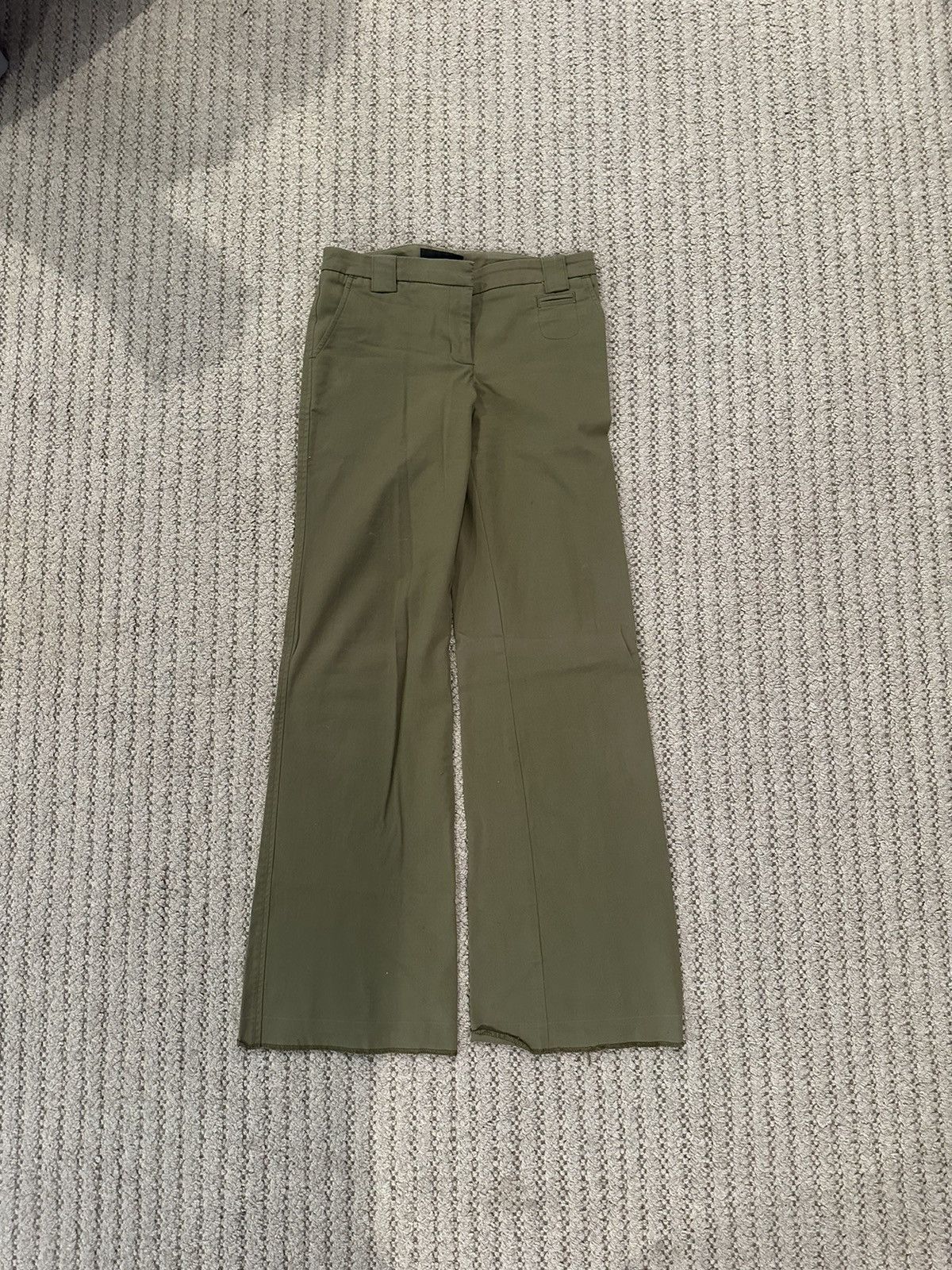 Vintage Development Green Wide Leg Pant Size 27" / US 4 / IT 40 - 1 Thumbnail