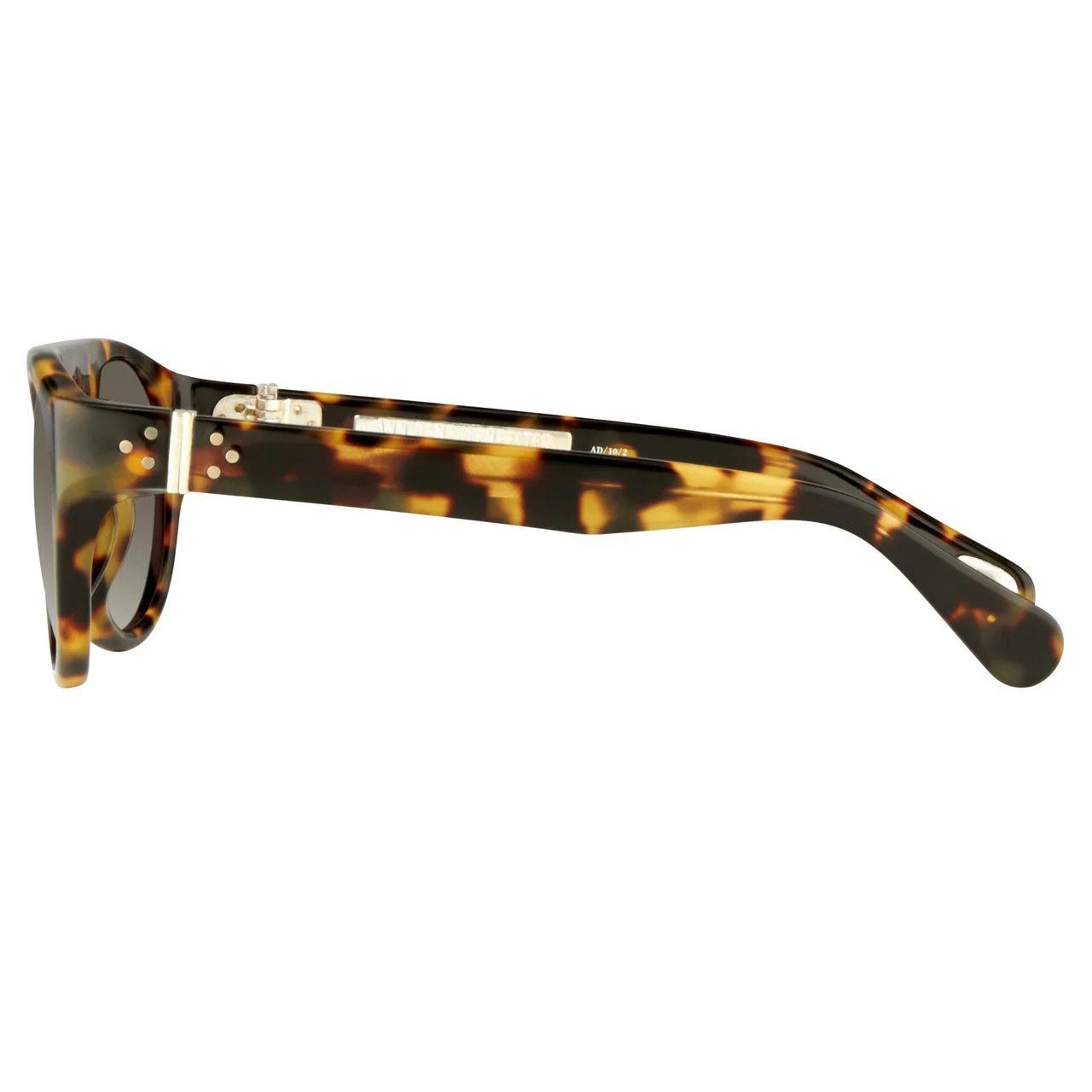 Ann Demeulemeester Ann Demeulemeester Sunglasses Flat Tortoise Shell and Grey Size ONE SIZE - 4 Thumbnail