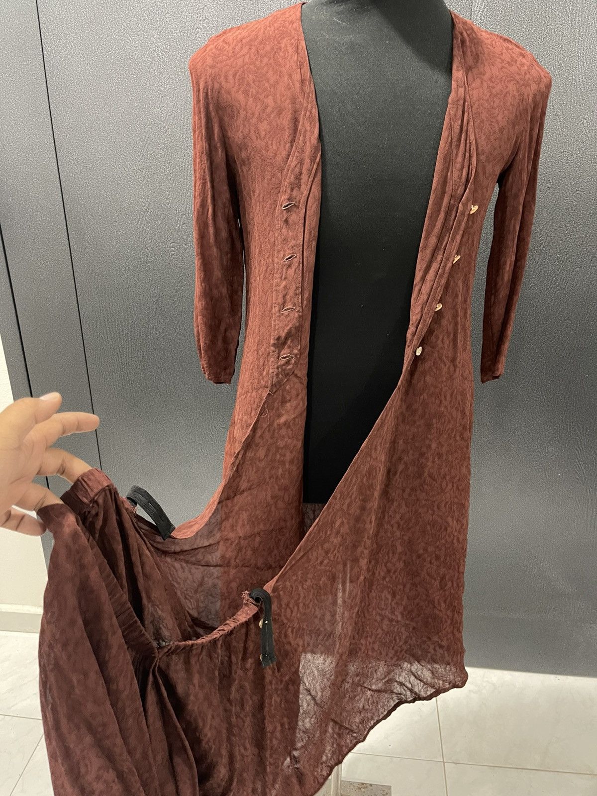 Jean Paul Gaultier Vintage Jean Paul Gaultier Classique Long Dress Size S / US 4 / IT 40 - 15 Thumbnail