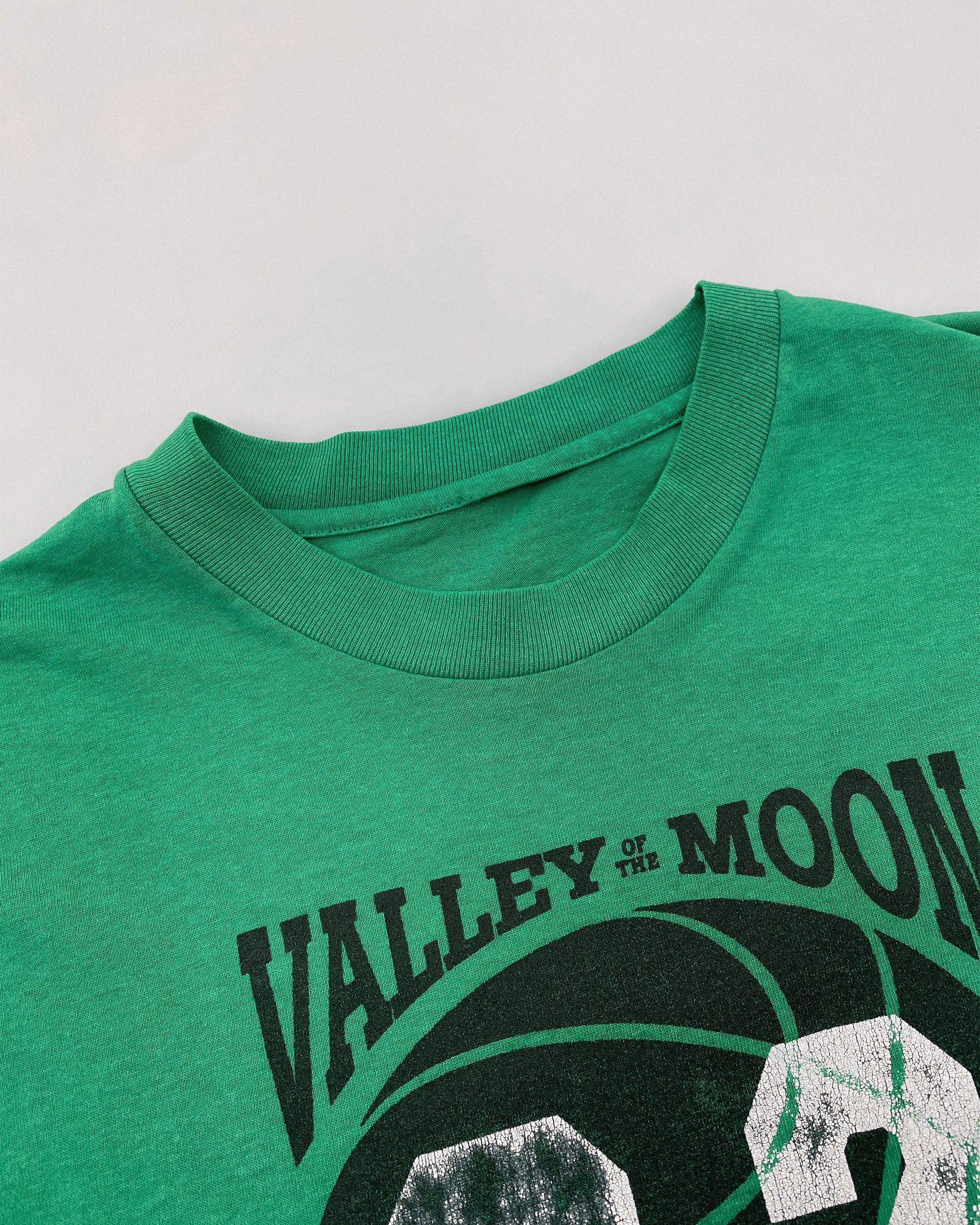 Vintage 1980s Valley & Moon Basketball Single Stitched T-Shirt Size US M / EU 48-50 / 2 - 5 Thumbnail