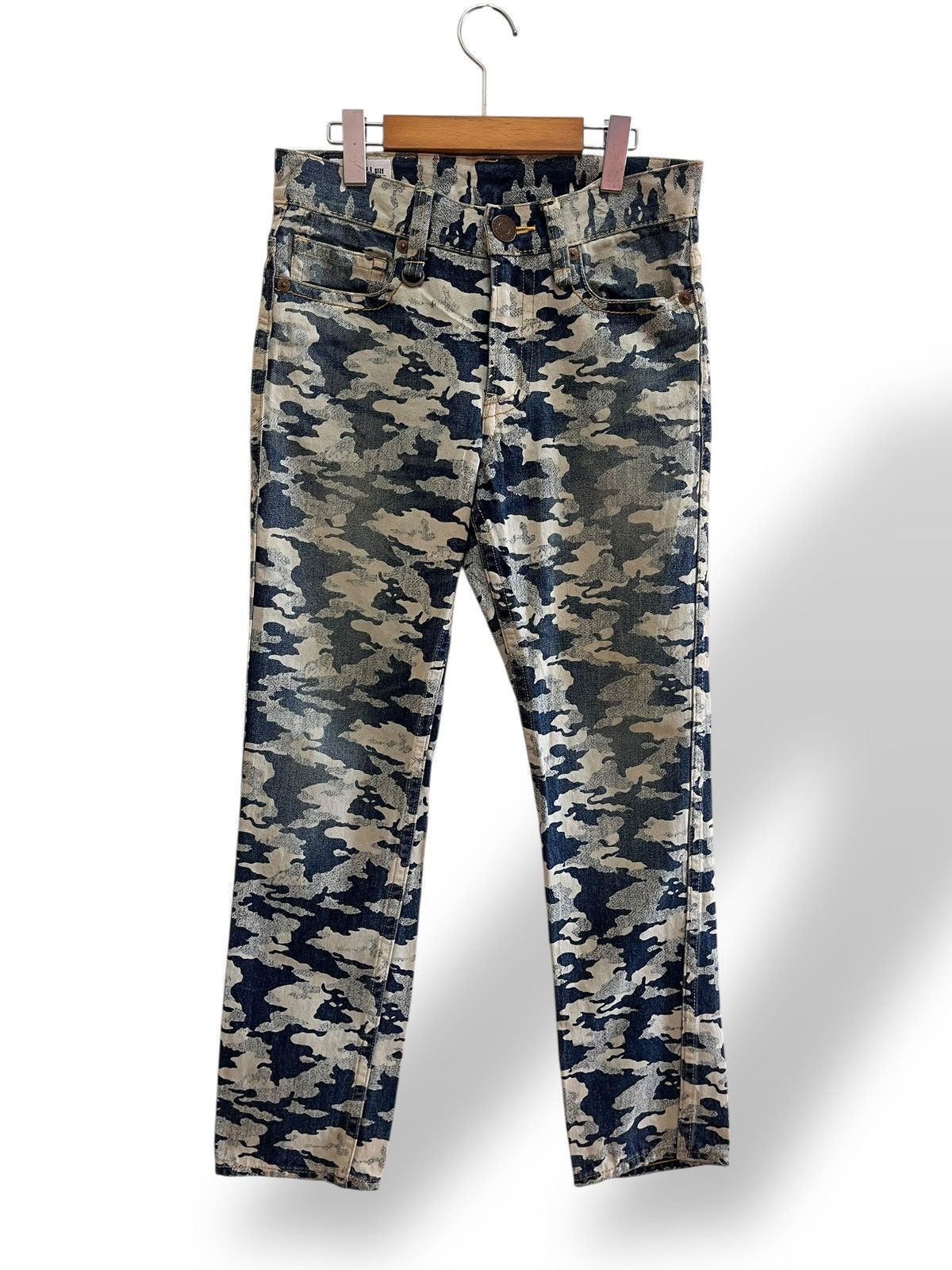 If Six Was Nine Japanese Brand Co & Lu Fullprint Jeans Size US 30 / EU 46 - 7 Thumbnail