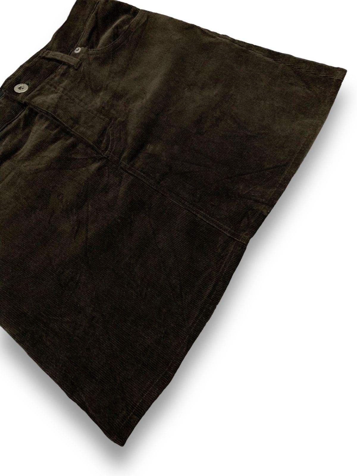 Jil Stuart Vintage Jill Stuart Button Fly Velvet Corduroy Mini Skirt Size 27" / US 4 / IT 40 - 8 Thumbnail
