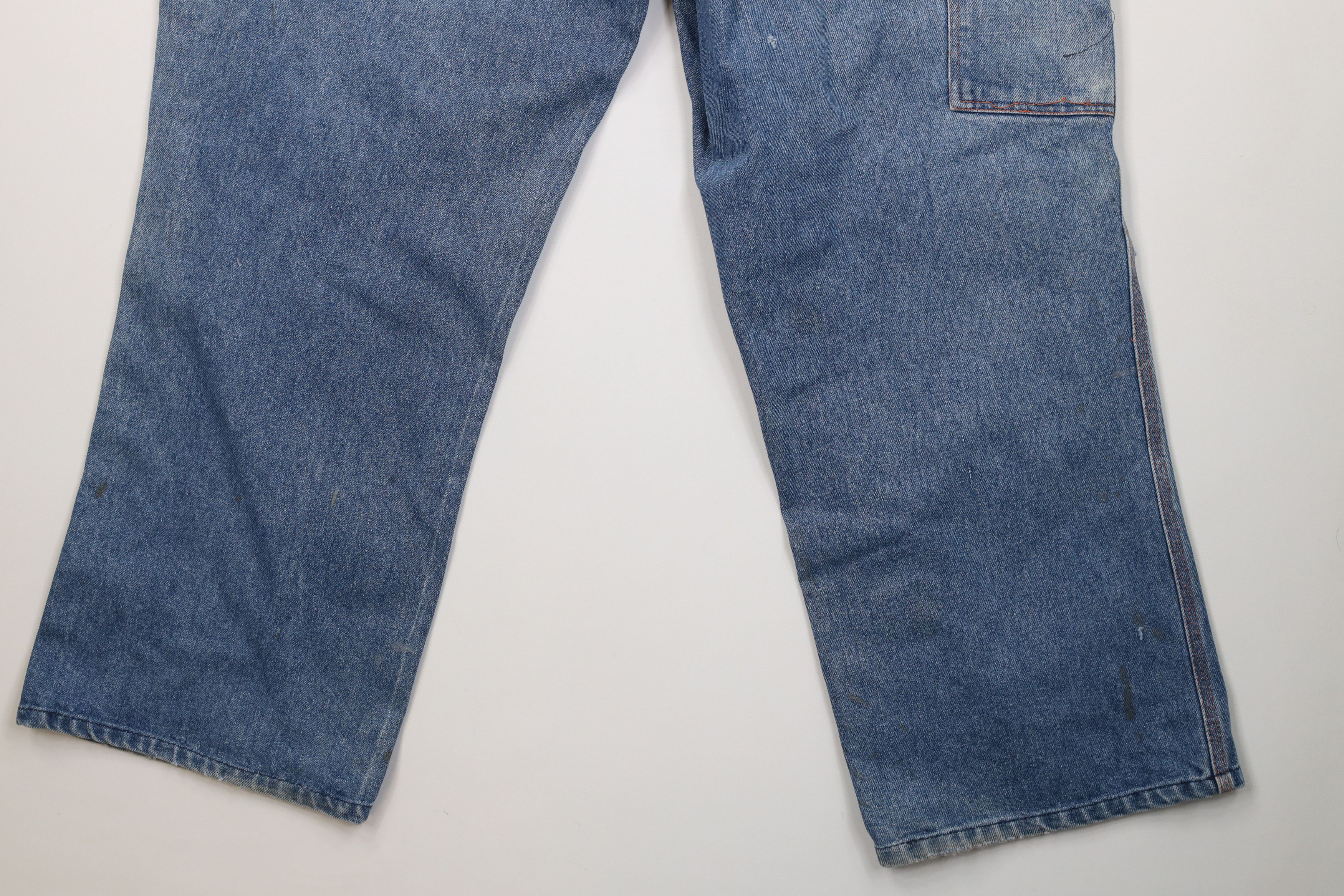 Big Mac Vintage 90s Big Mac Baggy Wide Leg Denim Jeans Blue USA Size US 38 / EU 54 - 14 Thumbnail