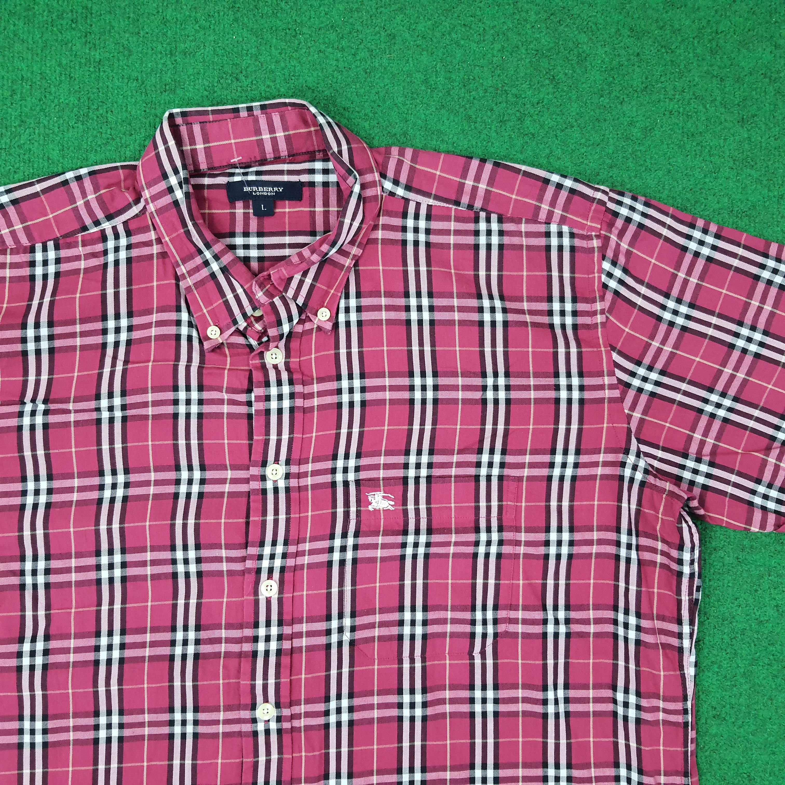 Burberry Vintage Burberry Nova Check Button Up Shirt C267N67 Size US L / EU 52-54 / 3 - 2 Thumbnail