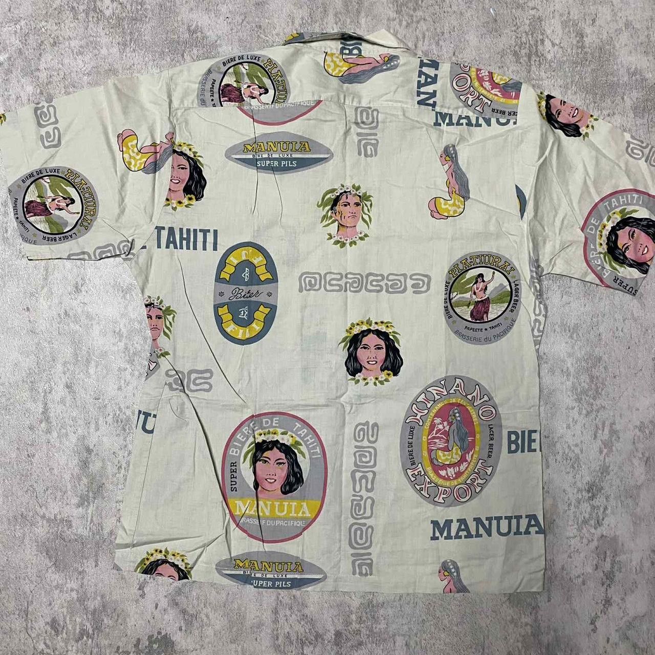 Other Cream and multi-coloured vintage Aloha shirt with Size US M / EU 48-50 / 2 - 4 Thumbnail