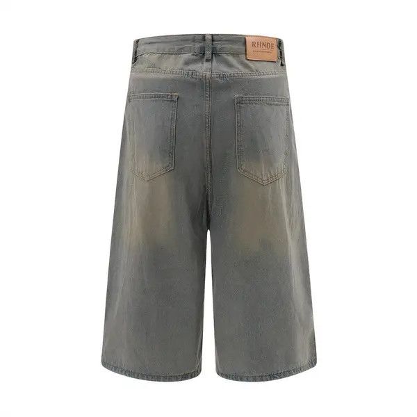 Japanese Brand VIBE Distressed washed men's street style punk denim shorts Size US 32 / EU 48 - 3 Thumbnail
