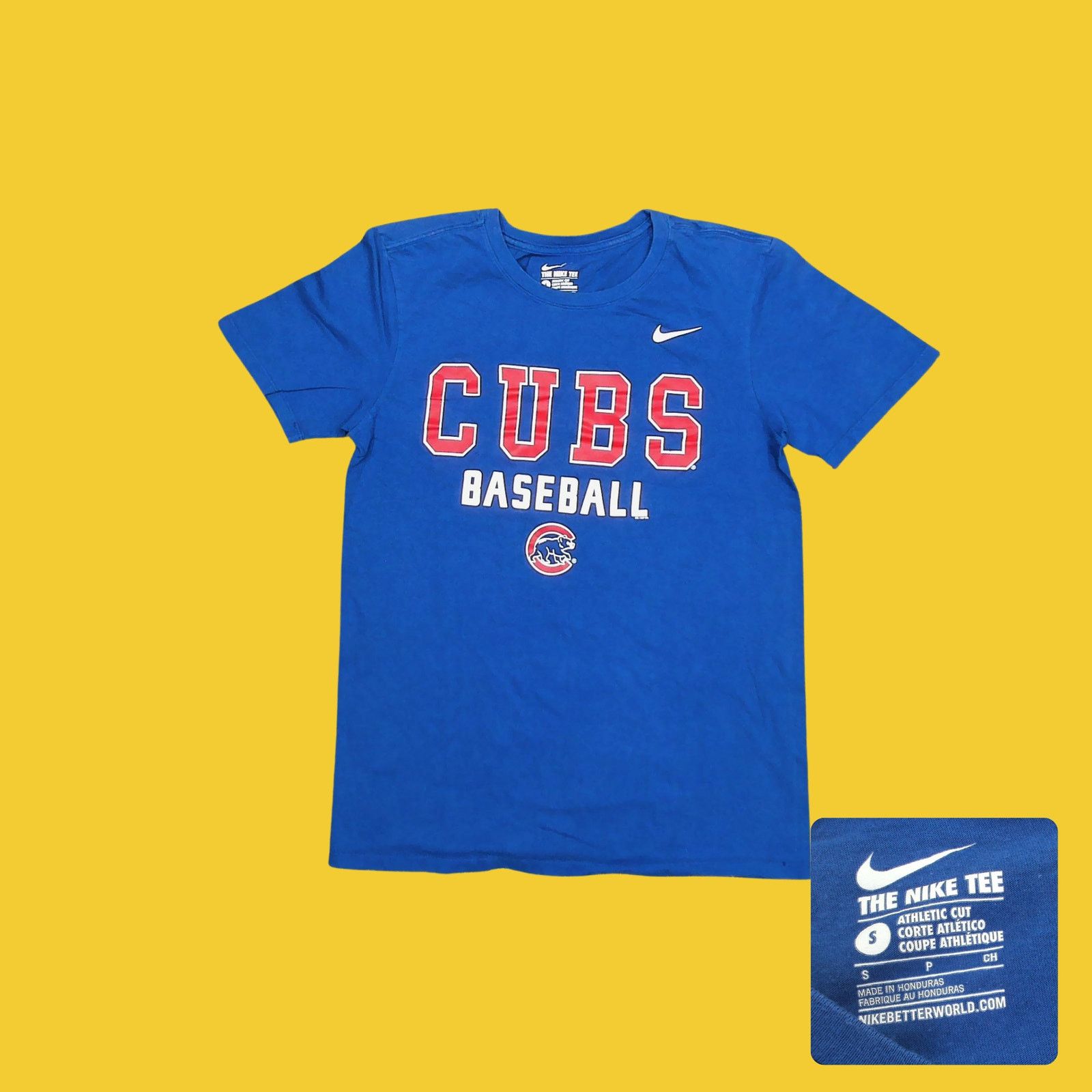 Nike Nike 2016 Chicago Cubs Athletic Muscle Tee S Size US S / EU 44-46 / 1 - 1 Thumbnail