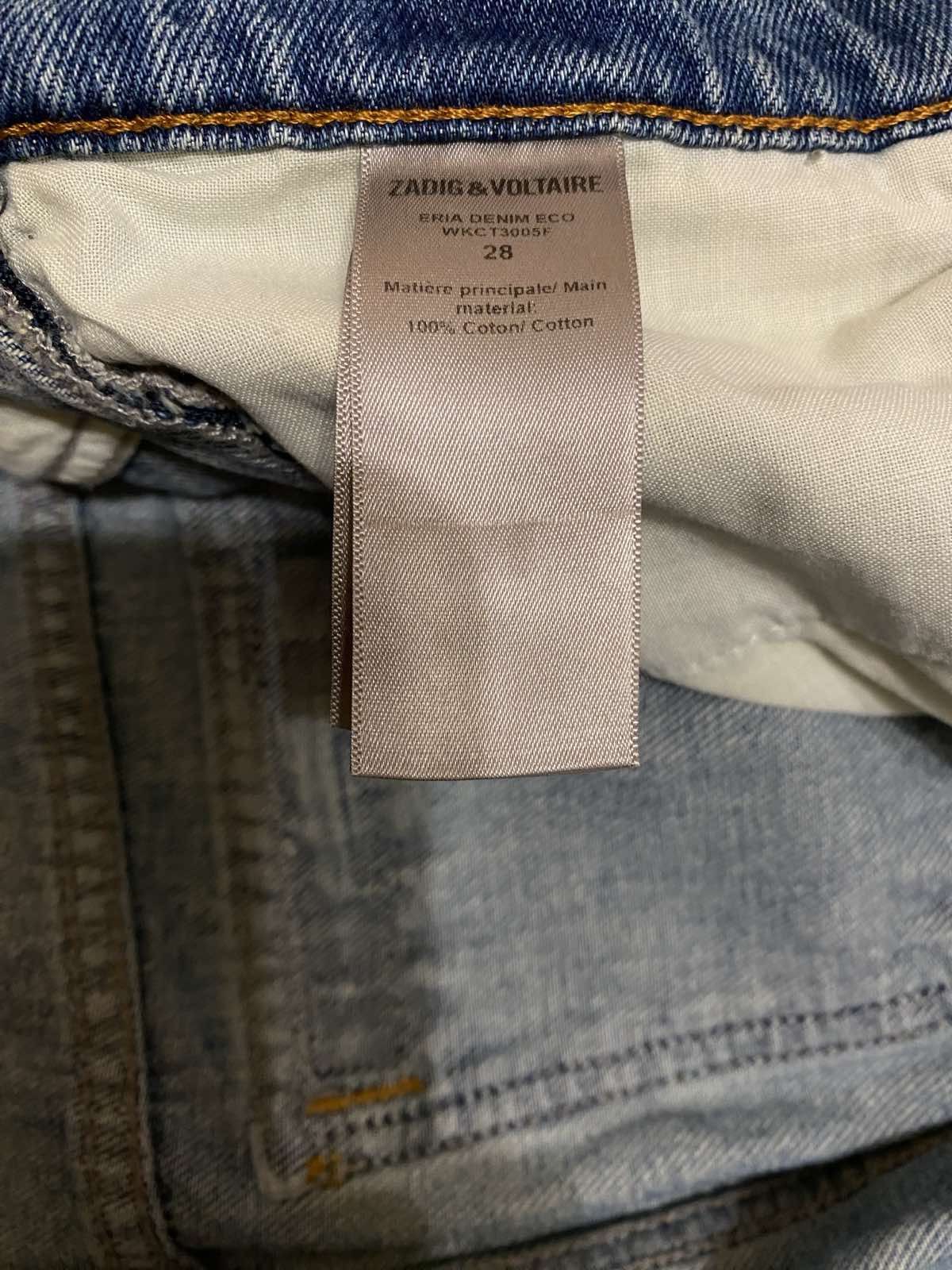 Zadig & Voltaire Прямые джинцы Zadig &Volter Размер 28 Size 28" / US 6 / IT 42 - 5 Thumbnail
