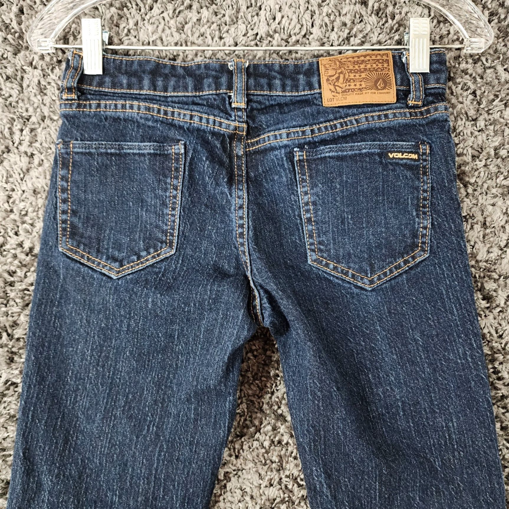 Volcom Volcom Vorta Jeans Slim Straight Men 27x27 Blue Denim Slimming Size US 27 - 7 Thumbnail