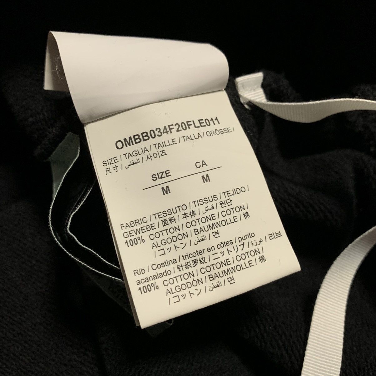 Off-White Off White Medium Pascal Arrows Black Hoodie Virgil Abloh Size US M / EU 48-50 / 2 - 9 Thumbnail