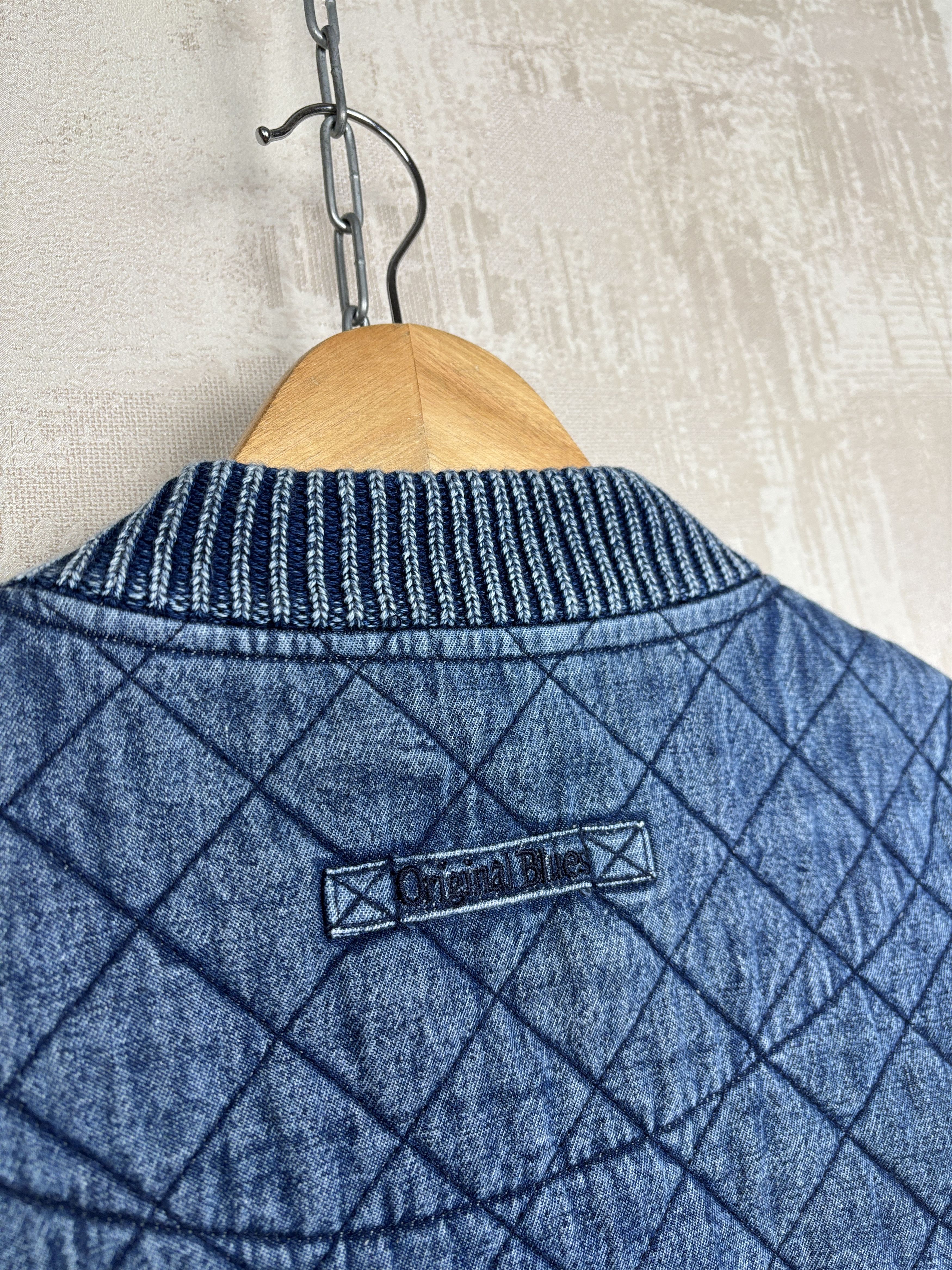 Other UK Original Blues Quilted Denim Vest Size US M / EU 48-50 / 2 - 19 Thumbnail