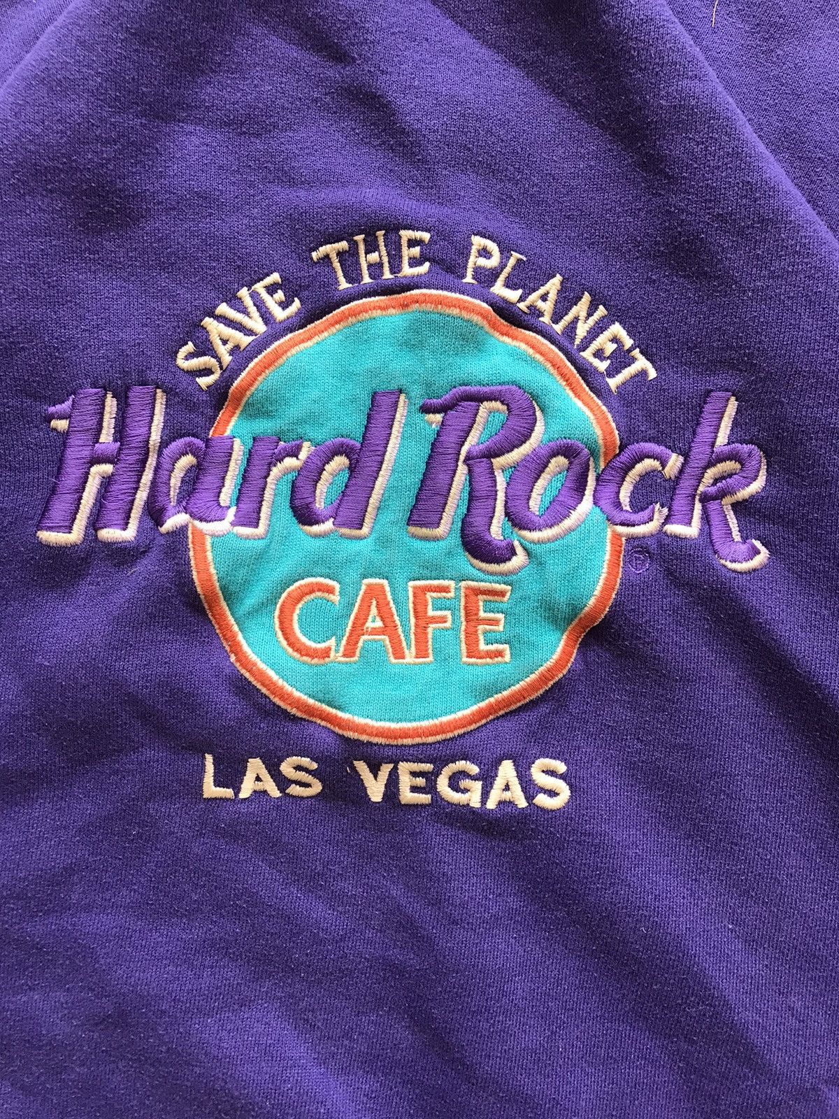 Hard Rock Cafe × Vintage Vintage Hard Rock Cafe logo embroidered sweatshirt Size US M / EU 48-50 / 2 - 4 Thumbnail