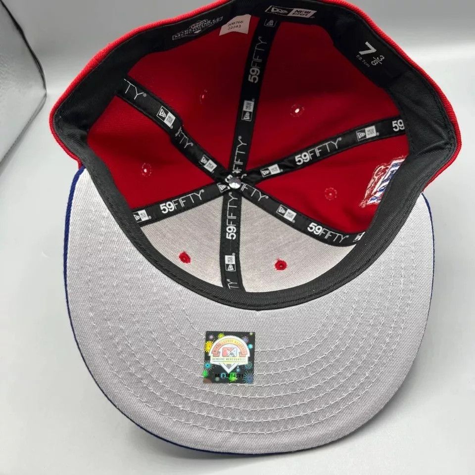 New Era Reading Fightin Phils Hat Men 7 3/8 59Fifty New Era Fitted Size ONE SIZE - 4 Thumbnail