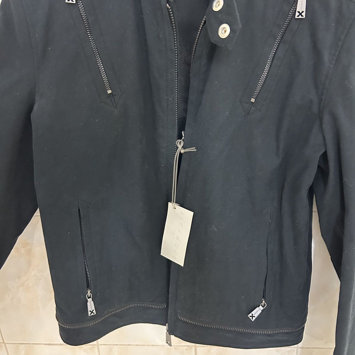 John Richmond JOHN RICHMOND Biker Rock Zip Jacket Size US M / EU 48-50 / 2 - 6 Thumbnail