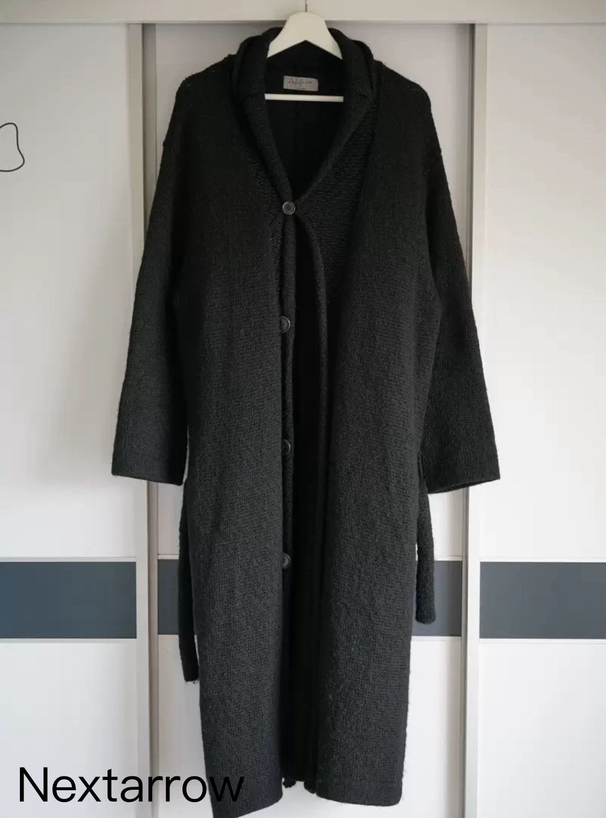 Yohji Yamamoto Yohji Yamamoto 10aw Curled Knitted Belt Coat 2412-Nextarrow Size US M / EU 48-50 / 2 - 1 Thumbnail