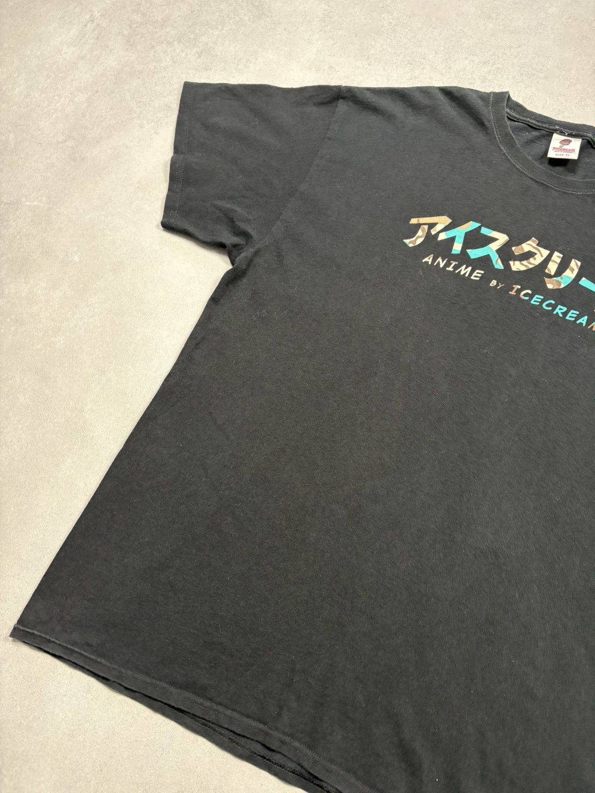 Icecream Ice Cream x Anime Camo Print Logo Tee BBC Black Streetwear Size US XL / EU 56 / 4 - 4 Thumbnail