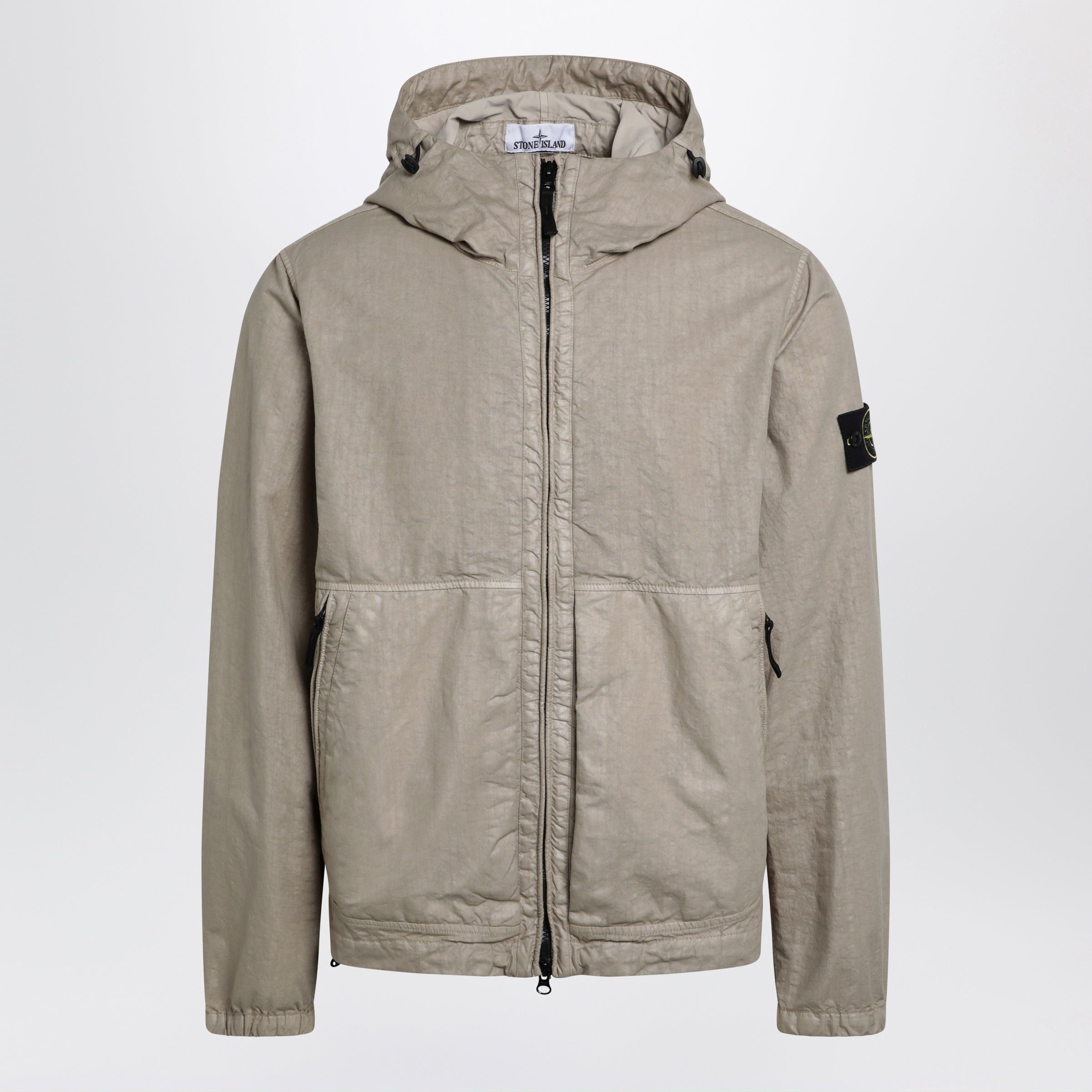 Stone Island Stone Island Beige Nylon Zip Jacket Size US L / EU 52-54 / 3 - 1 Thumbnail