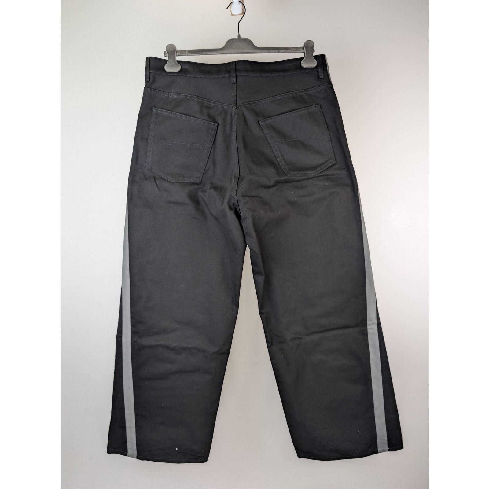 Balenciaga × Under Armour o1rshd1 TSUI Twill Denim Tracksuit Denim Pants Jeans Black Size US 28 / EU 44 - 15 Thumbnail