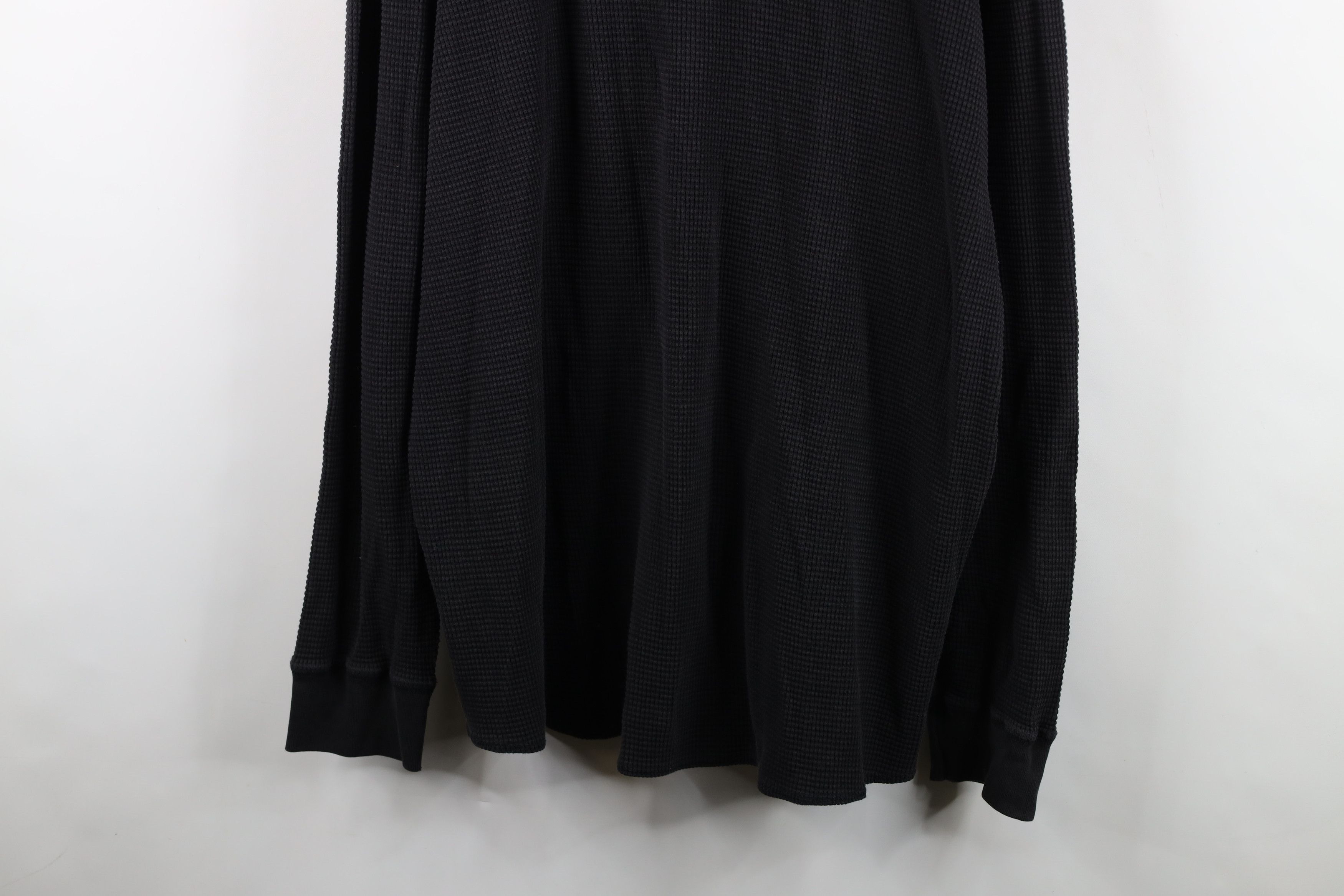 Eddie Bauer Vintage Eddie Bauer Waffle Knit Long Sleeve T-Shirt Black Size US XXL / EU 58 / 5 - 3 Thumbnail