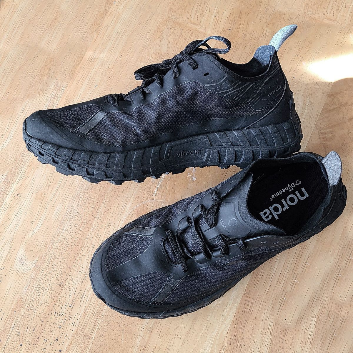norda NORDA 001 G+ Stealth Black Vibram Running Shoes | Grailed