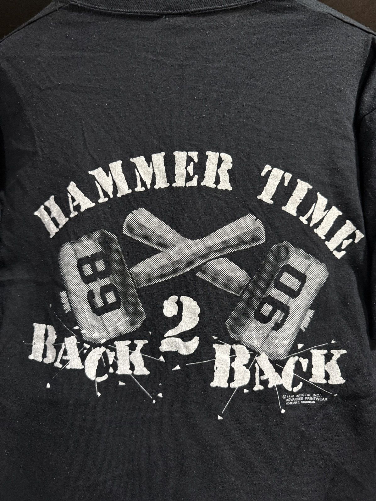NFL Vintage 90s NFL Bad Boy Hammer Time World Champions Tee Size US XL / EU 56 / 4 - 3 Thumbnail