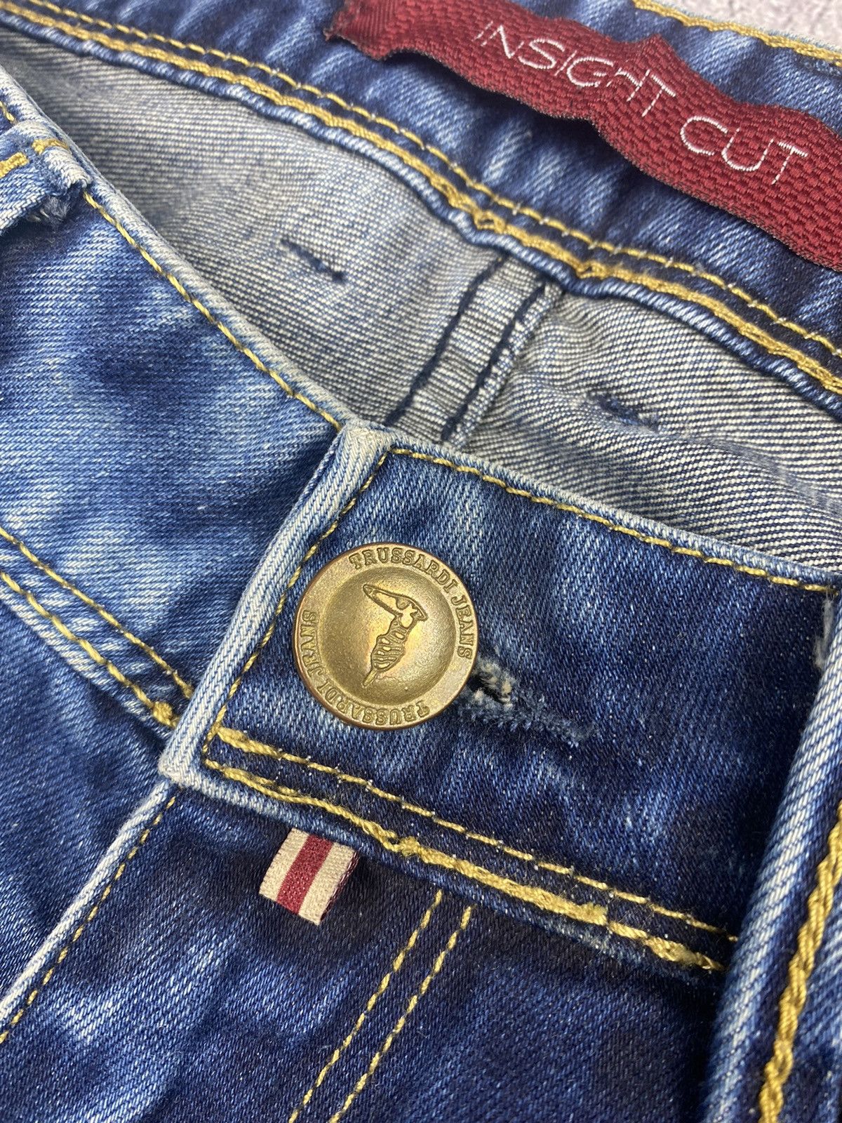 Trussardi Vintage Luxury Trussardi Denim Jeans Size 32 x 34 Size US 32 / EU 48 - 15 Thumbnail