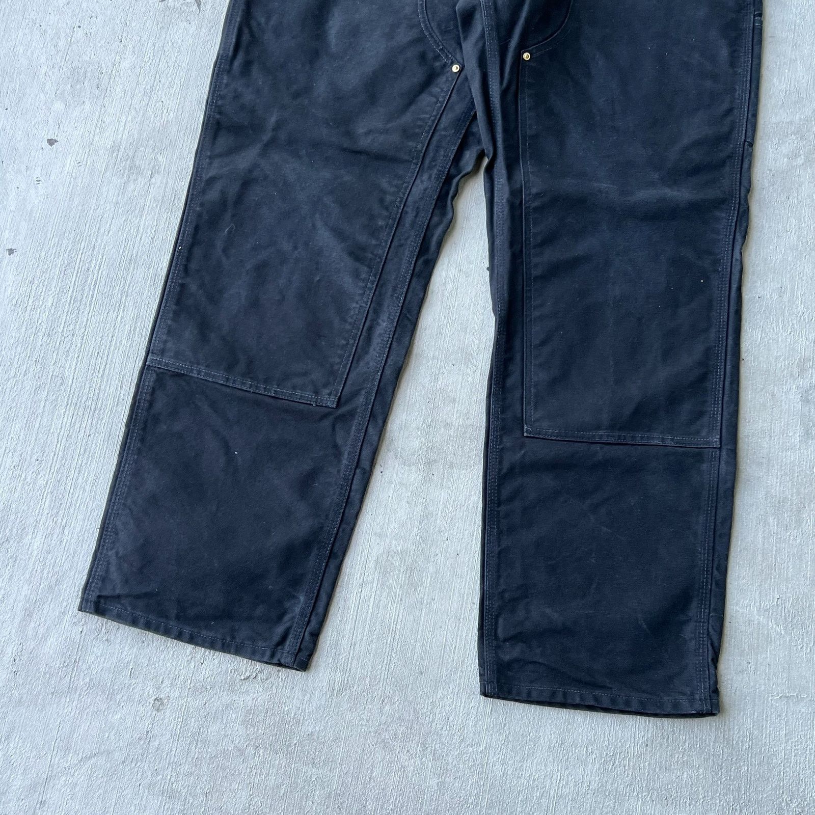 Carhartt × Vintage Carhartt black double knee work wear carpenter pants Size US 36 / EU 52 - 3 Thumbnail