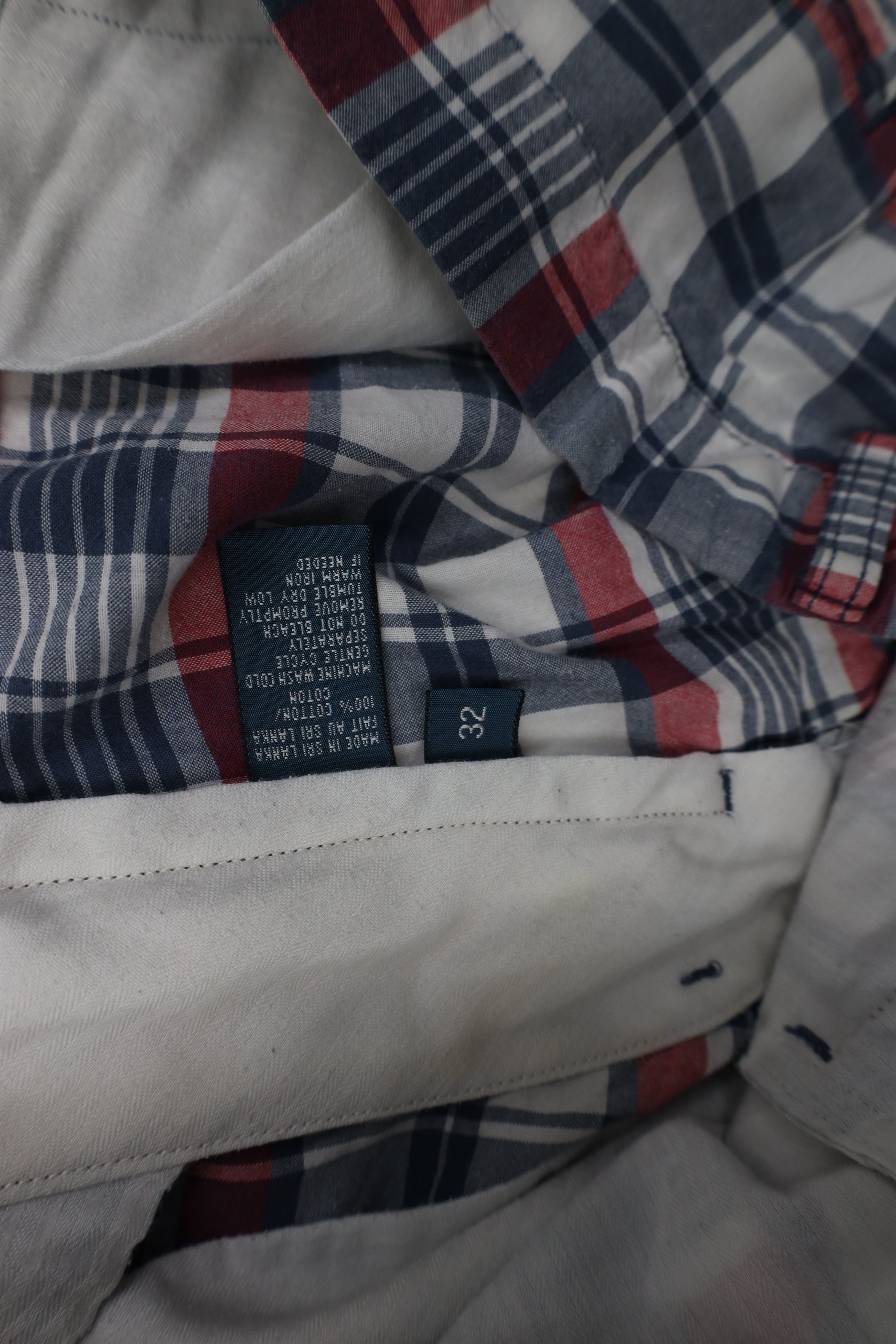 Ralph Lauren Vintage 90s Ralph Lauren Plaid Golf Chino Shorts Cotton Size US 32 / EU 48 - 7 Thumbnail