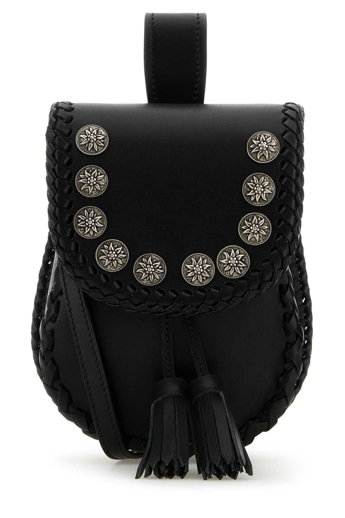 Prada Black Leather Crossbody Bag Size ONE SIZE - 1 Thumbnail