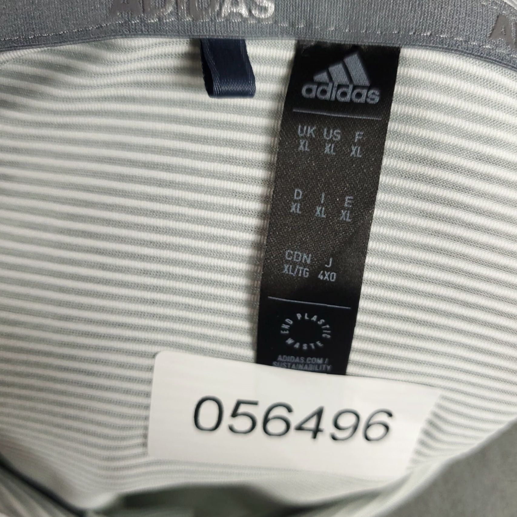 Adidas Adidas Polo Shirt Mens Size XL Gray Striped Casual Golf Short Sleeve Polo Shirt Adidas Mens XL Gray Striped Casual Golf Short Sleeve Size US XL / EU 56 / 4 - 7 Thumbnail
