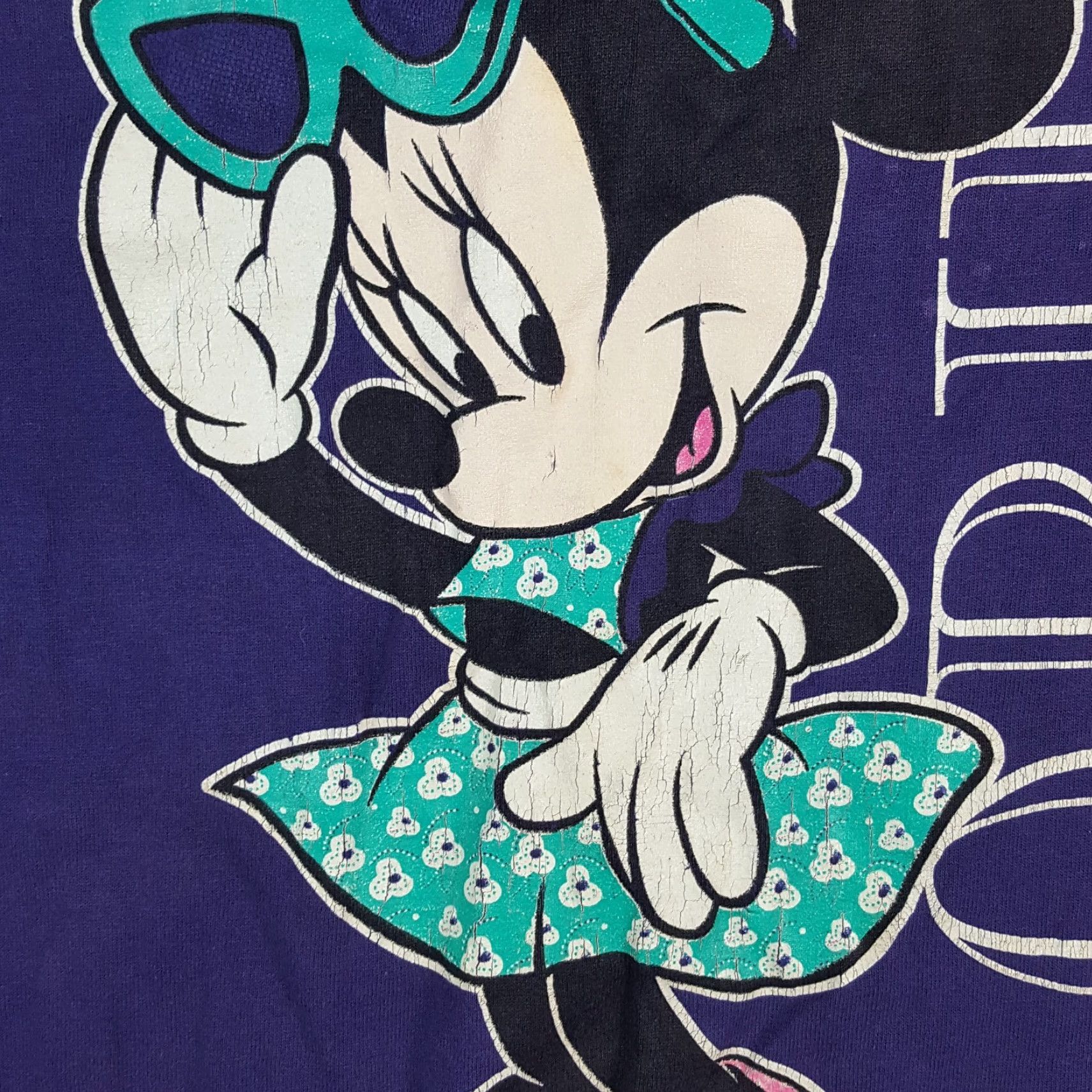 Vintage VINTAGE Minnie Mouse Size XL Sheen T-Shirt Womens Disney 90s Size XL / US 12-14 / IT 48-50 - 4 Thumbnail