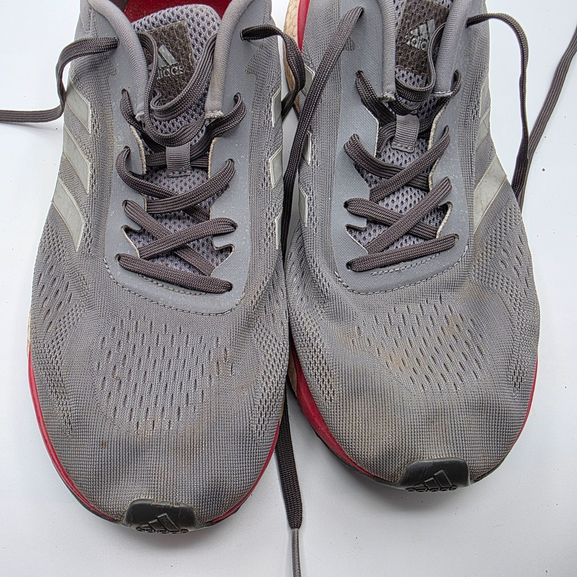 Adidas Adidas Sonic Drive Mens Size 10 Gray Scarlet Shoes Athletic Size US 10 / EU 43 - 10 Thumbnail