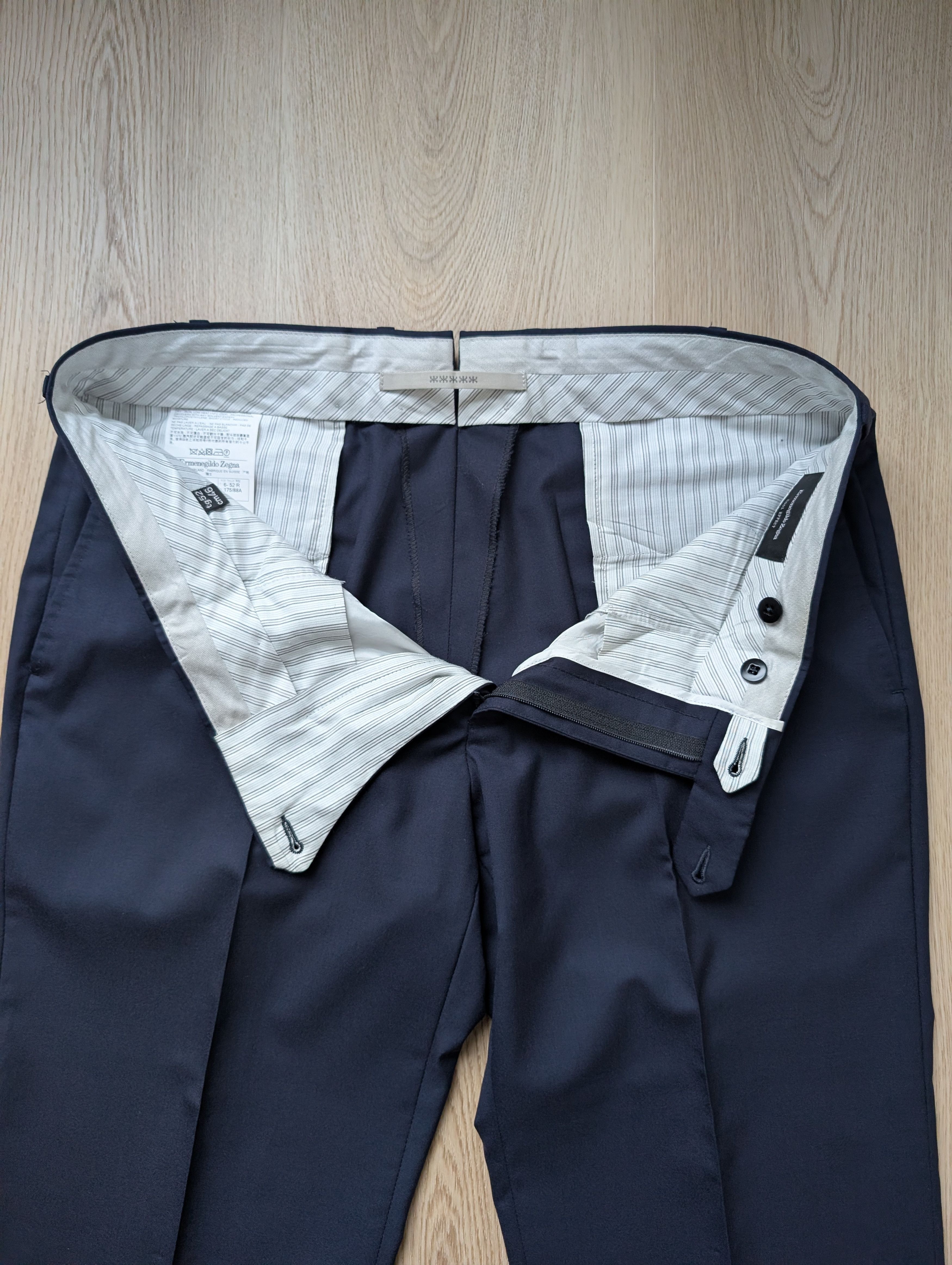 Ermenegildo Zegna Ermenegildo Zegna Wool Dress Pants Trouser Cool Effect 52 R Size US 36 / EU 52 - 3 Thumbnail