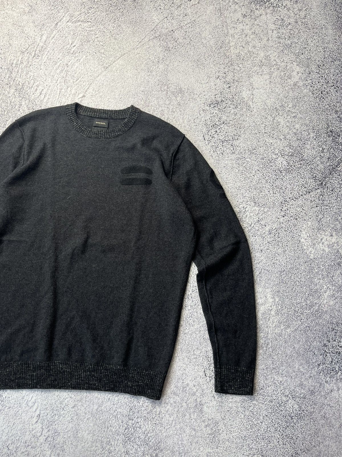 Diesel Vintage 90s Diesel Sweater Knitwear Logo rare Size US XL / EU 56 / 4 - 4 Thumbnail
