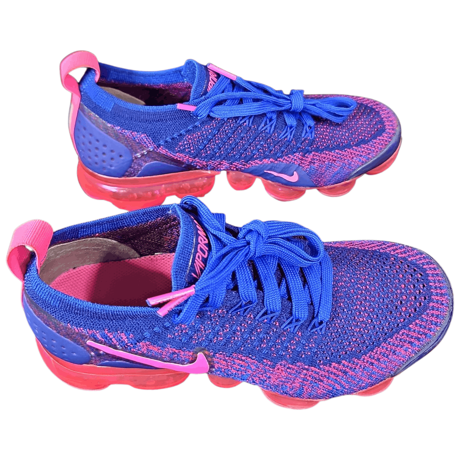 Nike Nike Air VaporMax Flyknit 2 "Racer‎ Pink Blue" (942843-601) Size US 6 / IT 36 - 4 Thumbnail