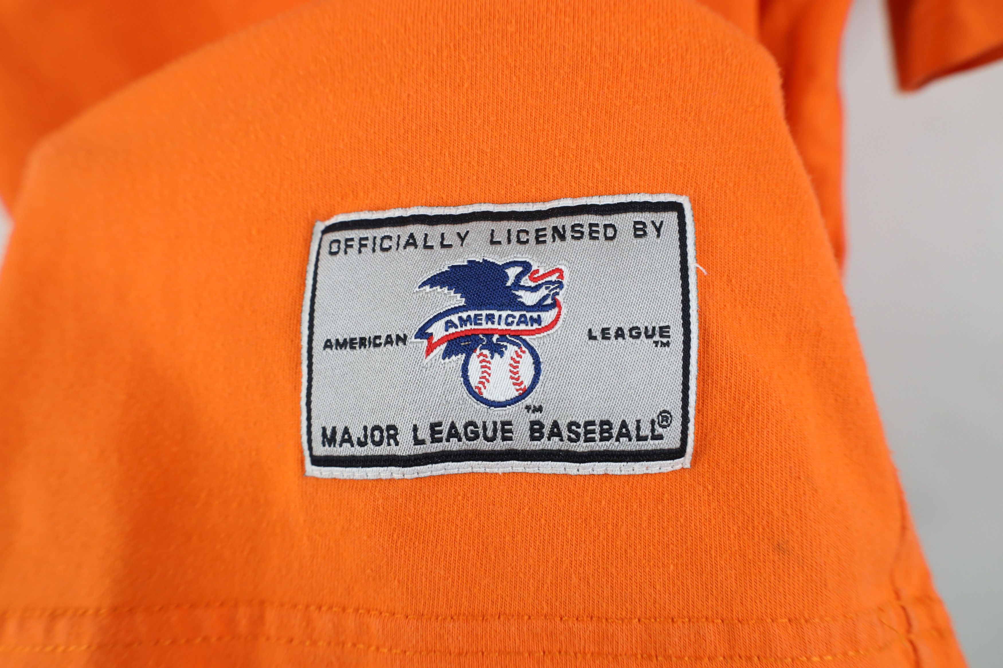 Vintage Vintage 90s Y2K Tigers Baseball Jersey T-Shirt Orange Cotton Size US L / EU 52-54 / 3 - 7 Thumbnail