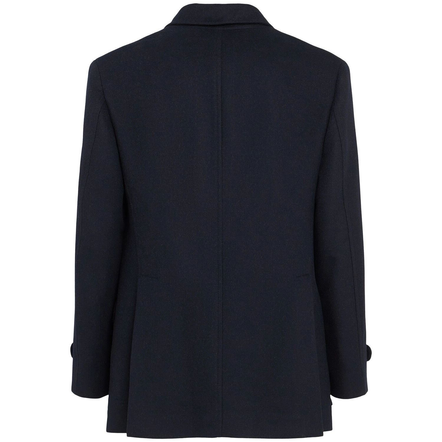 Brunello Cucinelli BRUNELLO CUCINELLI Navy Wool Double Breasted Coat New & Auth Size US XXL / EU 58 / 5 - 2 Thumbnail