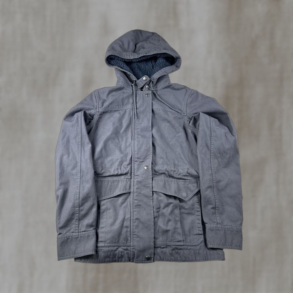 Patagonia Patagonia Parka Jacket Womens Small Gray Hooded Lined Canvas Size S / US 4 / IT 40 - 1 Thumbnail