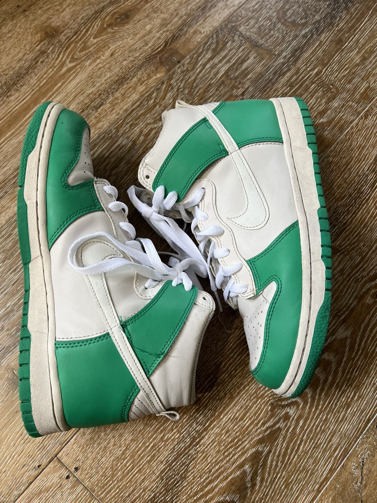 Nike Nike dunk high phantom stadium green (gs) Size US 8.5 / IT 38.5 - 3 Thumbnail