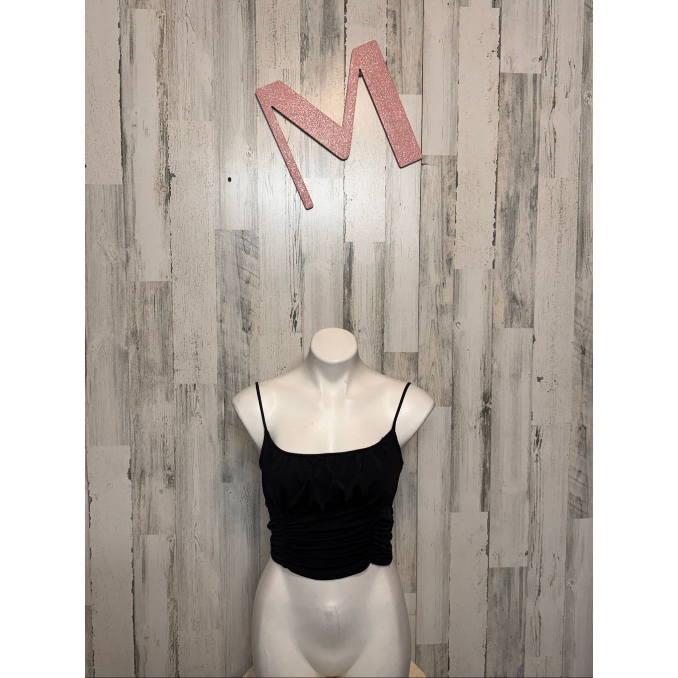 Perfect Moment Live in the Moment Black Ruched Cami Top Women’s Size M Size M / US 6-8 / IT 42-44 - 1 Thumbnail