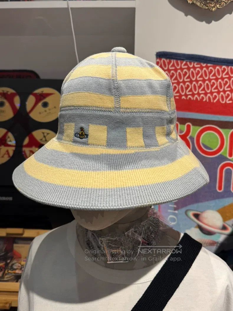 Vivienne Westwood Vivienne Westwood Vintage Saturn Striped Fisherman's Cap Size ONE SIZE - 1 Thumbnail