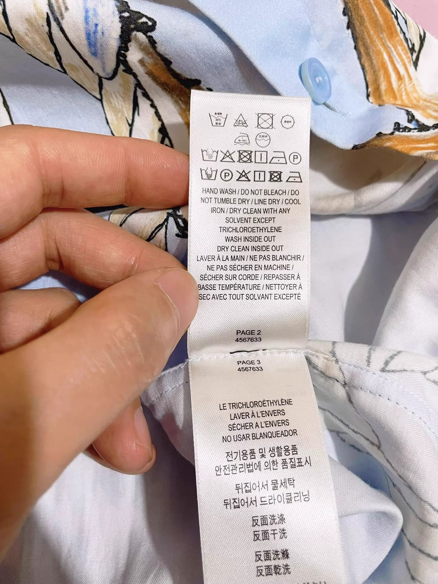 Burberry BURBERRY Runway Blue Shark Print XL Shirt Size US XL / EU 56 / 4 - 8 Thumbnail